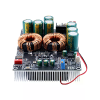 ZK PW1200 50A Hoogstroom Boost Module Non Geïsoleerde Voeding DC 10 30V 1200W Piek 1500W Instelbare Spanning Audioverste