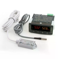 ZL7802D Digitale temperatuur  en vochtigheidsregelaar Dual LED weergave NTC sensor PID regeling Veiligheidsalarm IP65 wa