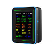 ZN MT28 12 in 1 Luchtkwaliteitsdetector WiFi Kooldioxidemeter PM2.5 PM10 TVOC HCHO CO CO2 Temperatuur Vochtigheidsmeter