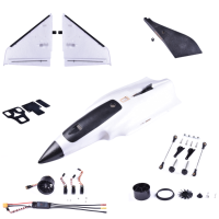 ZOHD Delta Strike 600 mm RC vliegtuig reserveonderdelen romp / hoofdvleugel / verticale vleugel / EDF / motor / ESC / se