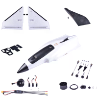 ZOHD Delta Strike 600mm RC Airplane Reserveonderdelen Romp / Hoofdvleugel / Verticale Vleugel / EDF / Motor / ESC / Serv