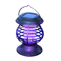 Zonne energie Moskito Doden Lamp IP65 Waterdicht Auto Aan/Uit Draagbare Buitenshuis Bug Zapper