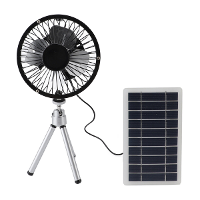 Zonne energie ventilator afvoer met monokristallijne fotovoltaische paneel compact draagbaar waterdicht 15W vermogen USB