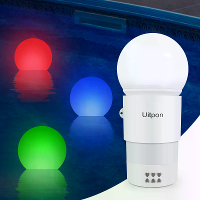 Zonne energiebesparende drijver voor het zwembad, chloordispenser, RGB LED kleurverandering, zonne energie, UV bestendig