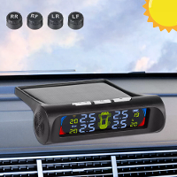 Zonne USB voeding TPMS auto bandenspanningmonitoringssysteem Auto beveiligingsalarmen systeem bandtemperatuurmonitor ext