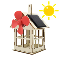 Zonnehuis Windmolen voor Basisschool Studenten Wetenschap Technologie Kleine Productie Experiment Kinderen DIY Assemblag