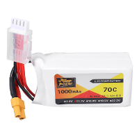 ZOP Power 11.1V 1000mAh 70C 3S Lipo Batterij XT30 Plug