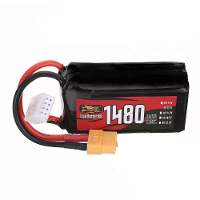 ZOP Power 11.1V 1480mAh 130C 3S LiPo batterij XT60 aansluiting voor RC drone