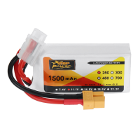 ZOP Power 11.1V 1500mAh/2200mAh 25C 3S LiPo batterij XT60/T stekker voor RC Drone