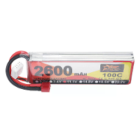 ZOP Power 11.1V 2600mAh 100C 3S LiPo batterij T plug voor RC auto