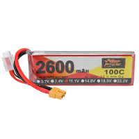 ZOP Power 11.1V 2600mAh 100C 3S LiPo Batterij XT60 Plug voor RC Drone