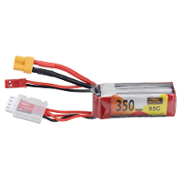 ZOP POWER 11.1V 350mAh 95C 3S LiPo batterij XT30 JST stekker voor RC drone