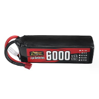 ZOP Power 11.1V 6000mAh 100C 3S LiPo batterij T plug voor RC auto