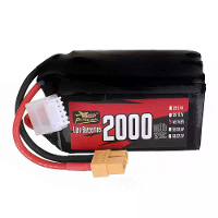 ZOP Power 14.8V 2000mAh 120C 4S LiPo Batterij XT60 Stekker voor RC Drone