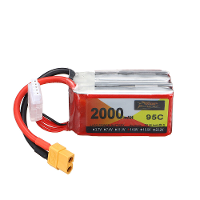 ZOP POWER 14.8V 2000mAh 95C 4S LiPo Batterij XT60 Plug voor RC Drone