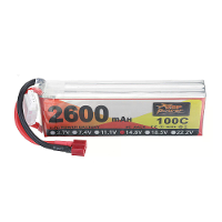 ZOP Power 14.8V 2600mAh 100C 4S LiPo batterij T plug voor RC auto