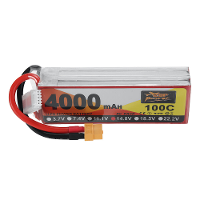 ZOP Power 14.8V 4000mAh 100C 4S LiPo Batterij XT60 stekker voor RC Drone