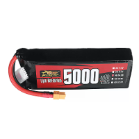 ZOP Power 14.8V 5000mAh 120C 4S LiPo batterij XT60 aansluiting voof RC drone