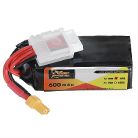 ZOP Power 14.8V 600mAh 60C 4S LiPo batterij XT30 plug voor Sub250 Oasisfly25 Oasisfly30 RC FPV race drone