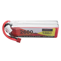 ZOP Power 18,5V 2600mAh 100C 5S LiPo batterij T plug voor RC auto