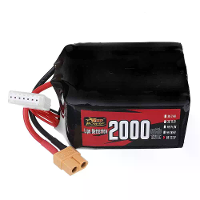 ZOP Power 22,2V 2000mAh 120C 6S LiPo Accu XT60 Plug voor RC Drone