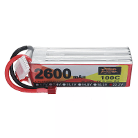 ZOP Power 22.2V 2600mAh 100C 6S LiPo batterij T plug voor RC auto