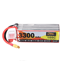 ZOP Power 22.2V 3300mAh 100C 6S Lipo Batterij XT60 stekker voor RC Drone Racing