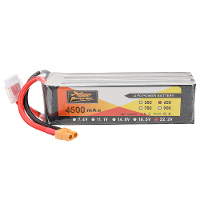 ZOP Power 22.2V 4500mAh 65C 6S LiPo batterij XT60 stekker voor RC Drone