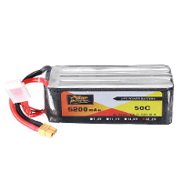 ZOP POWER 22.2V 5200mAh 50C 6S Lipo batterij met XT60 aansluiting voor RC modellen
