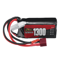 ZOP Power 2S 7.4V 1300mAh 30C 9.62Wh LiPo Batterij T stekker voor HBX 16889 JJRC Q130 RC Auto