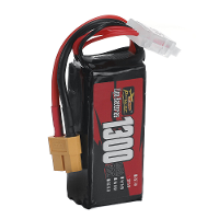 ZOP Power 3S 11.1V 1300mAh 60C 14.43Wh LiPo Batterij XT60 Stekker voor RC Drone