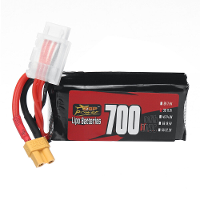 ZOP Power 3S 11.1V 700mAh 105C 7.77Wh LiPo batterij XT30 stekker voor RC helikopter vliegtuig FPV race drone