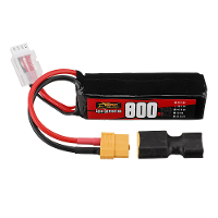ZOP Power 3S 11.4V 800mAh 60C 8.88Wh LiPo batterij XT60 aansluiting voor RC FPV race drone vliegtuig helikopter