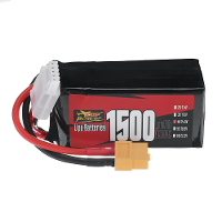 ZOP Power 4S 14.8V 1500mAh 120C 22.2Wh LiPo Batterij XT60 Stekker voor RC Drone