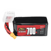 ZOP Power 4S 14.8V 700mAh 75C 10.36Wh LiPo Batterij XT30 Stekker voor RC Drone FPV Racing