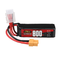 ZOP Power 4S 15.2V 800mAh 60C 11.84Wh LiPo batterij XT60 stekker voor RC FPV racedrone, vliegtuig en helikopter