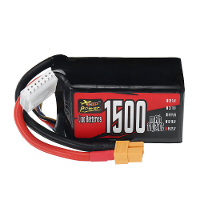 ZOP Power 6S 22.2V 1500mAh 120/240C 33.3Wh LiPo batterij XT60 stekker voor SpeedyBee Master 5 Geprc Cinelog35 analoog