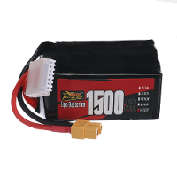 ZOP Power 6S 22.2V 1500mAh 120C 33.3Wh LiPo accu met XT60 stekker voor SpeedyBee Master 5 V2 RC FPV Racing Drone