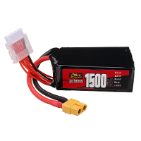 ZOP Power 6S 22.8V 1500mAh 60C 34.2Wh LiPo Batterij XT60 Aansluiting voor RC Drone