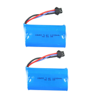 ZOP Power 7.4V 1200mAh 15C 2S batterij met SM3P stekker voor RC auto