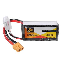 ZOP Power 7.4V 1500mAh 40C 2S Lipo Batterij XT60 Plug