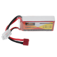 ZOP POWER 7.4V 1500mAh 45C 2S LiPo Batterij T Deans Plug Met XT60 Adapter Plug voor RC Drone