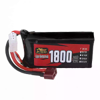 ZOP Power 7.4V 1800mAh 120C 2S LiPo Accu T Plug voor RC Auto