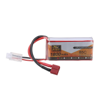 ZOP POWER 7.4V 1800mAh 85C 2S LiPo Batterij T Deans Plug voor RC Drone