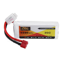 ZOP Power 7.4V 2200mAh 35C 2S Lipo Batterij T stekker voor Wltoys 124019 144001 10428 10428A/B/C/A2/B2/C2 K949 RC Auto