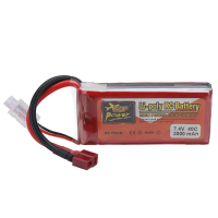 ZOP POWER 7.4V 3000mAh 40C 2S LiPo Batterij T Deans Plug voor RC Drone