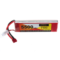 ZOP Power 7.4V 5500mAh 75C 2S LiPo batterij T Deans stekker voor RC auto