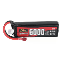 ZOP Power 7.4V 6000mAh 100C 2S LiPo Batterij T Plug voor RC Auto