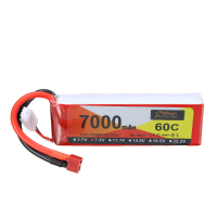 ZOP Power 7.4V 7000mAh 60C 2S LiPo batterij T Deans stekker voor RC Drone