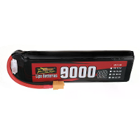 ZOP Power 7.4V 9000mAh 100C 2S LiPo Batterij XT60 Stekker voor RC Drone
